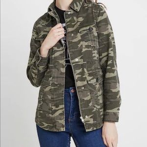 Top shop army jean jacket